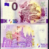 اسکناس صفریورو برشیا ایتالیا|کلکسیون سکه، تمبر، اسکناس|رشت, گلسار|دیوار