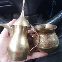 قهوه جوش برنجی قدیمی