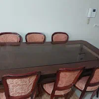 میز نهار خوری ۸ نفره شیشه ای|میز و صندلی غذاخوری|تهران, نیروی دریایی|دیوار