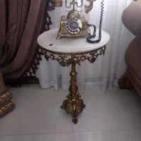 میز تلفن با صفحه سنگ مرمر