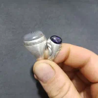 یک عد انگشتر شجر و یک عد انگشتر لال