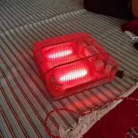 کرسی برقی قدیمی دولامپی ناسیونال|سایر لوازم برقی|کاشان, آیت الله سعیدی|دیوار