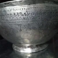 کاسه مسی قدیمی وقندان برنز قدیمی|کلکسیون اشیاء عتیقه|آذرشهر, |دیوار