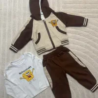 ست سه تکه سوییشرت و شلوار باب اسفنجی