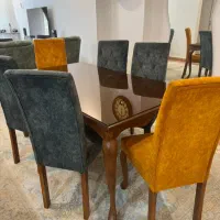 میز نهارخوری ناهارخوری صندلی ۶ نفره در حد نو