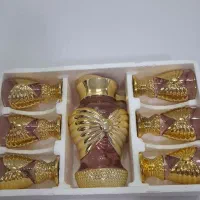 سرویس پارچ و لیوان طلایی
