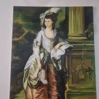 تابلو رنگ روغن کاردست اضا دار