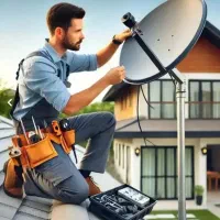 نصاب انتن تعمیرات گیرنده نصب انتن گردان