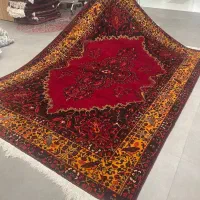 فرش دستباف پشم رنگ گیاهی بسیار نرم لطیف رنگ گرم