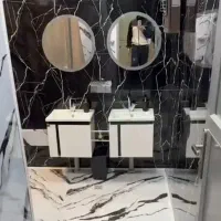 کفپوش طرح سنگ حمام سرویس بدون کثیفی سرامیک یکروزه|خدمات پیشه و مهارت|رشت, رشتیان|دیوار