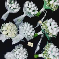 دسته گل عروس ارکیده|گل مصنوعی|مشهد, شهید مطهری|دیوار