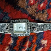 ساعت نقره کار دست کهنه