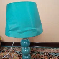 آباژور رومیزی نو رنگ آبی فیروزه ای|چراغ خواب و آباژور|شیراز, درکی|دیوار