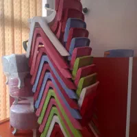 صندلی کودک میز گرد باارتفاع کم وزیاد