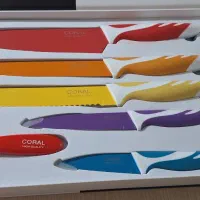 سرویس چاقو مارک کورال|ظروف پخت‌وپز|مشکین‌دشت, |دیوار