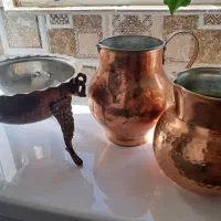 ظروف مسی در حد نو