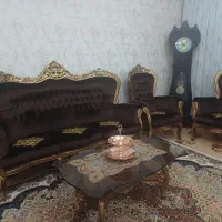 مبلمان استیل طبی سلطنتی تمام چوب راش|مبلمان خانگی و میز عسلی|شهرکرد, |دیوار