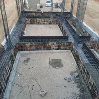 ارماتوربندی و سقف و استخر