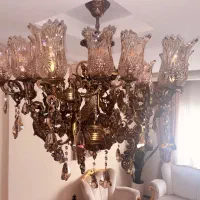 لوستر و دیوارکوب برنج