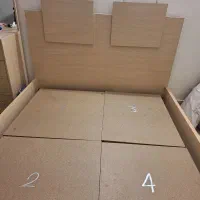 تخت خواب ام دی اف|تخت و سرویس خواب|اصفهان, لنبان|دیوار