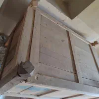 صندوق چوبی قدیمی|کلکسیون اشیاء عتیقه|بیرجند, |دیوار