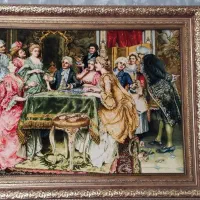 تابلو فرش دستباف تبریز چله ابریشم تبریز|تابلو فرش|اسلام‌شهر, شهرک واوان|دیوار