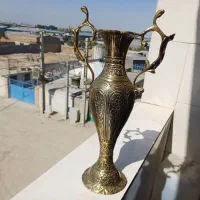 گلدان برنجی سنگین