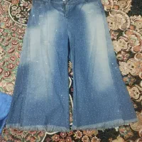 شلوار لی آبی نونو