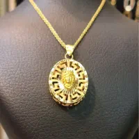 مدال ورساچه با زنجیر بدون اجرت ومالیات فقط ۱۰ درصد|جواهرات|رشت, فلسطین|دیوار