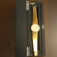 ساعت مردانه دستبند طلای امگا دو ویل اتوماتیک قدیمی