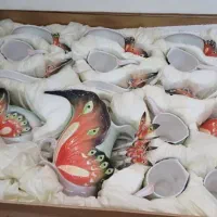 ست چایخوری و گلدان ناپولی