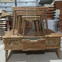 میز جلومبلی حصیری کد102