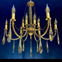 لوستر ارتا برنج برنجی/چهار+شش/روشنایی viu light 44