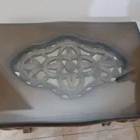 مبل استیل  9 نفره چوب راش منبت‌کاری دست