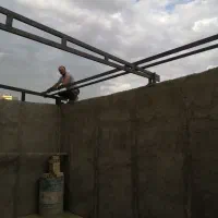 سقف شیروانی سوله خرپا سایه بان|خدمات پیشه و مهارت|کرج, اصفهانیها|دیوار