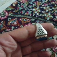 انگشتر نقر ضخیم بزرگ سنگین