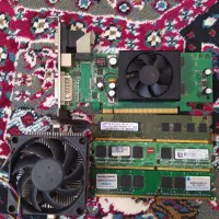 رم و کارت گرافیک و فن cpu کامپیوتر