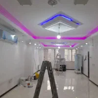 نقاشی ساختمان و رنگ درب پنجره در حیاط|خدمات پیشه و مهارت|کرمانشاه, |دیوار