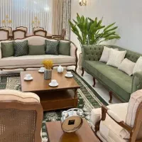 مبل چستری کوئین فرانسوی زرکالا نرخ تولید|مبلمان خانگی و میز عسلی|یاسوج, |دیوار