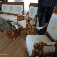 مبل استیل ۹ نفره بسیار تمیز