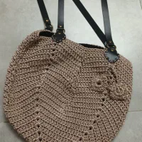کیف مکرومه دست باف