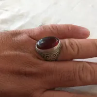 انگشتر عقیق کهنه