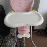 صندلی غذا صورتی