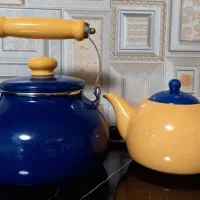 کتری و قوری لعابی