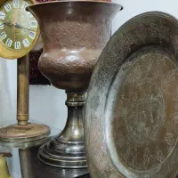 حراج فوری عتیقه قدیمی سماورزغال دیسکومی ساعت مس...|کلکسیون اشیاء عتیقه|نکا, |دیوار