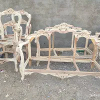 مبل چوبی منبت دار|مبلمان خانگی و میز عسلی|تهران, یافت آباد شمالی|دیوار