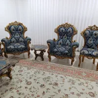 فروش مبلمان کلاسیک 12نفره|مبلمان خانگی و میز عسلی|انار, |دیوار