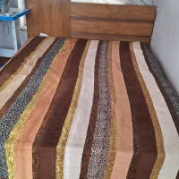 فروش تخت خواب و تشک و دو عدد دراور ست و دوتا دراور|تخت و سرویس خواب|کرمانشاه, |دیوار