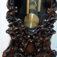 ساعت ایستاده چوبی منبت کاری شده نو نو|ساعت دیواری و تزئینی|بندرعباس, |دیوار