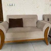 مبل راحتی ۷ نفره و میز عسلی و میز تلویزیون|مبلمان خانگی و میز عسلی|شاهرود, |دیوار